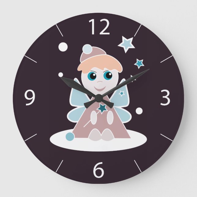 Christmas Angel Wall Clock (Front)