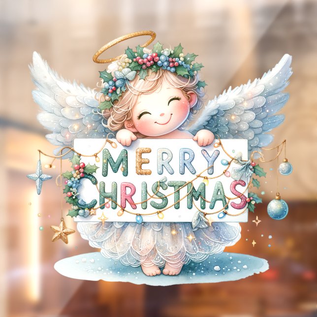 Christmas Angel Window Cling (Sheet 2)