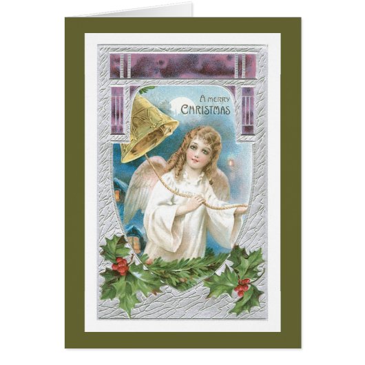 Christmas Angel with Bell Cards (Front)