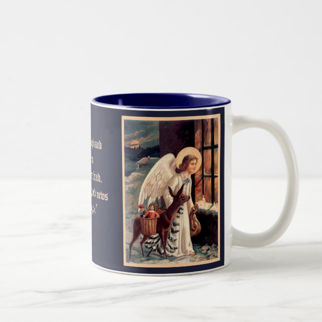 Christmas Angel With Deer Mug (Right)