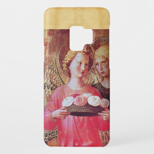 CHRISTMAS ANGEL WITH ROSES IN PINK PARCHMENT Case_Mate SAMSUNG GALAXY S9 CASE