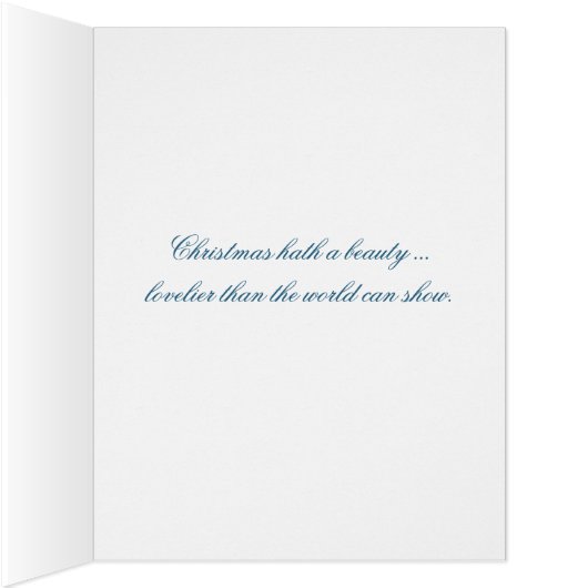 Christmas Angel with Violin Big Card (Inside (Right))