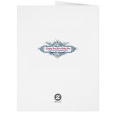 Christmas Angel with Violin Big Card (Back)