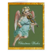 Christmas Angel with Violin Big Card (Front)