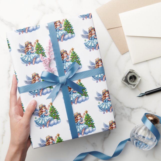 Christmas Angel Wrapping Paper (Gifting)