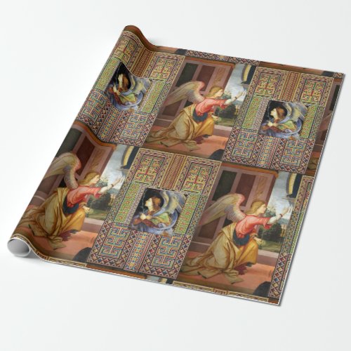 CHRISTMAS ANGELS by FILIPPINO LIPPI  Wrapping Paper