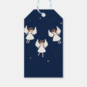 Christmas angels gift tags