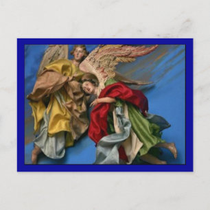 Christmas Angels Holiday Postcard