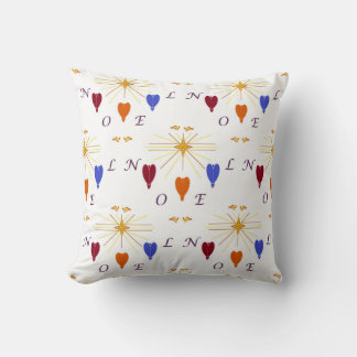 Christmas Angels n Star Noel Throw Pillow