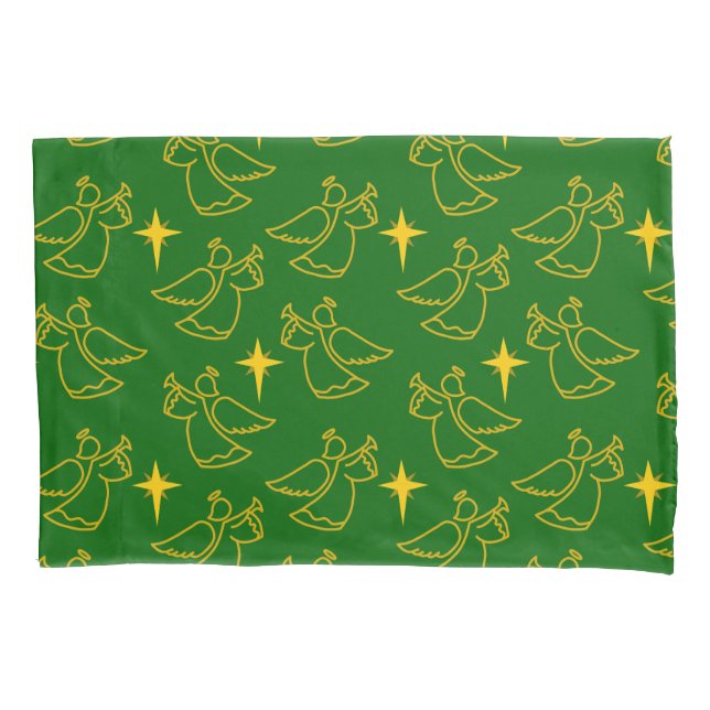 Christmas Angels  Pillow Case (Front)