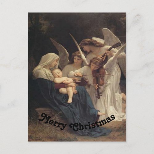 Christmas Angels Postcard