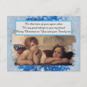 Christmas Angels postcards