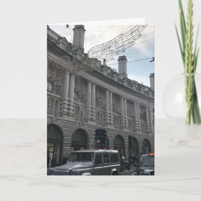 Christmas Angels Regent Street London England UK Card (Front)