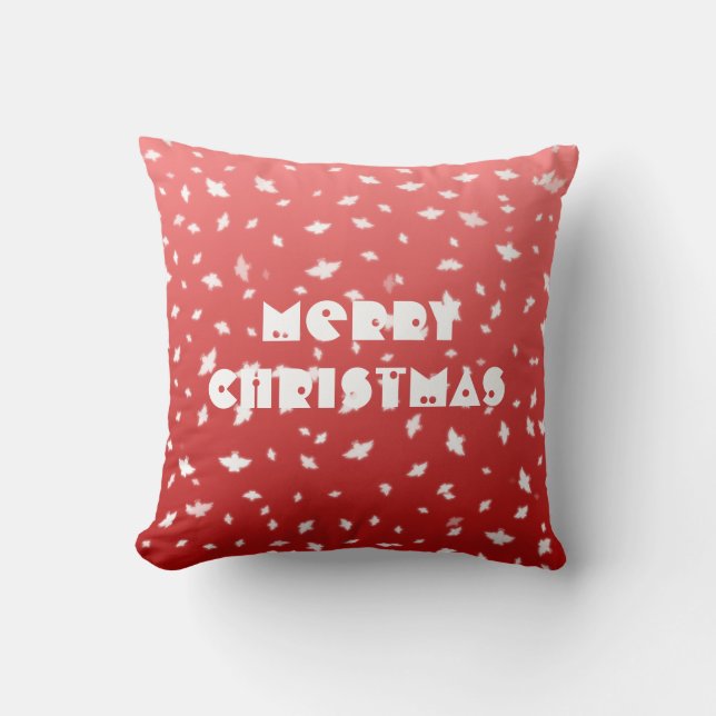 Christmas Angels Throw Pillow (Front)