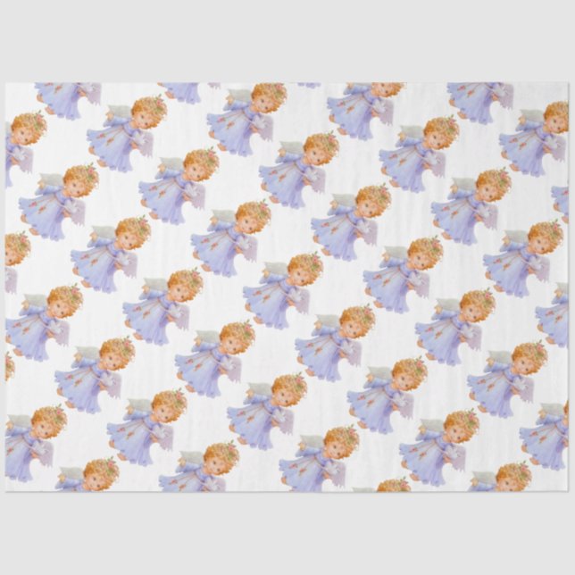 Christmas Angels Tissue Paper (Front)