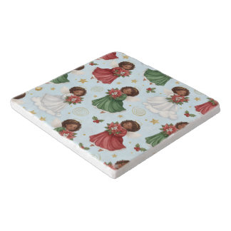 Christmas Angels Trivet