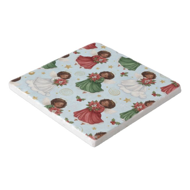Christmas Angels Trivet (Corner)