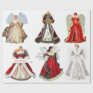 Christmas Angels Wrapping Paper