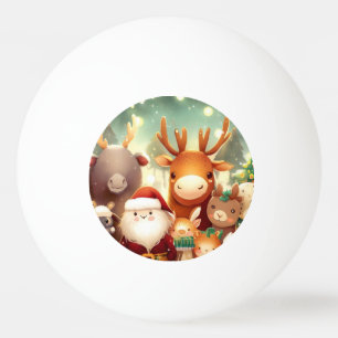 Christmas Animals (8) Ping Pong Ball