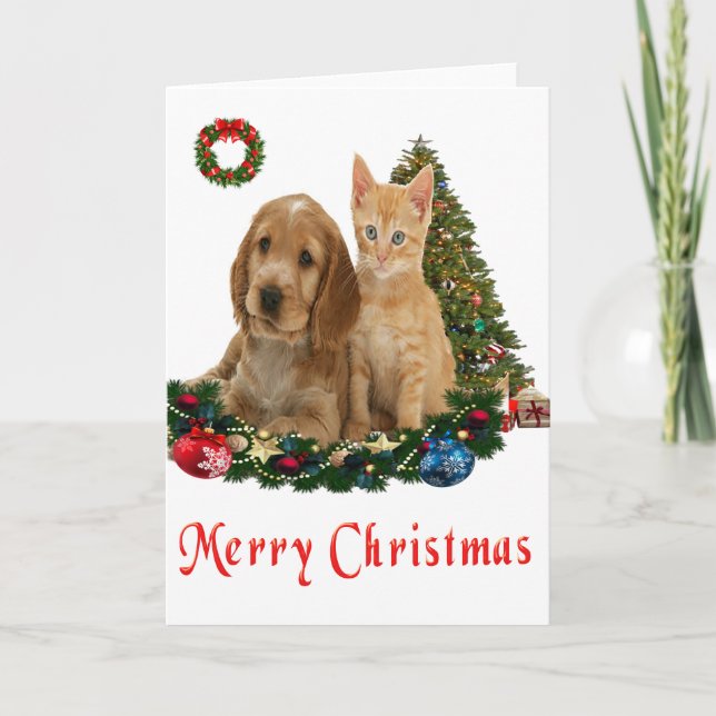 Christmas Animals Card (Front)