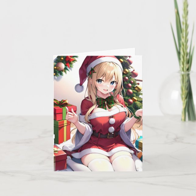Christmas Anime H - AI Card (Front)