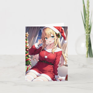 Christmas Anime M - AI Card