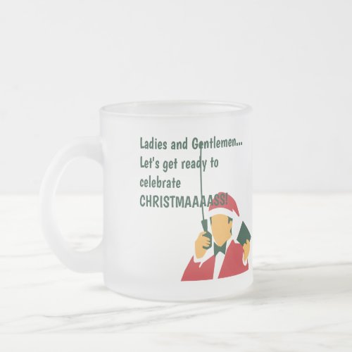 Christmas announcing funny quote cover coffee mug