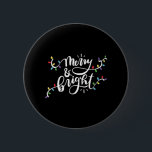 Christmas Apparel Plaid Christmas Merry And Bright Button<br><div class="desc">Christmas Apparel Plaid Christmas Merry And Bright</div>