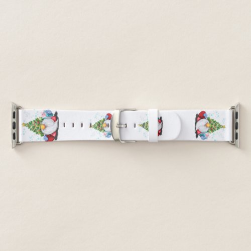 Christmas Apple Watch Bands Happy Gnome with Gifts