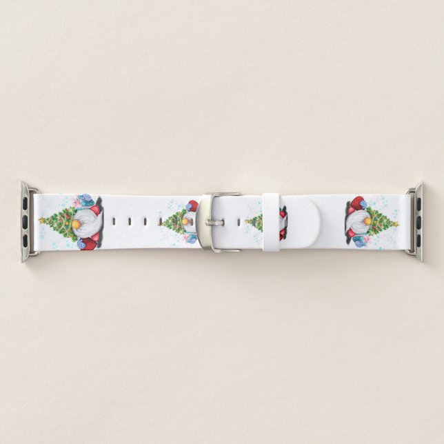 Christmas Apple Watch Bands Happy Gnome with Gifts (Band)