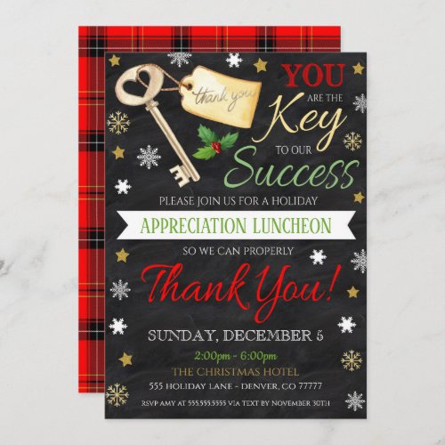 Christmas Appreciation Invitation