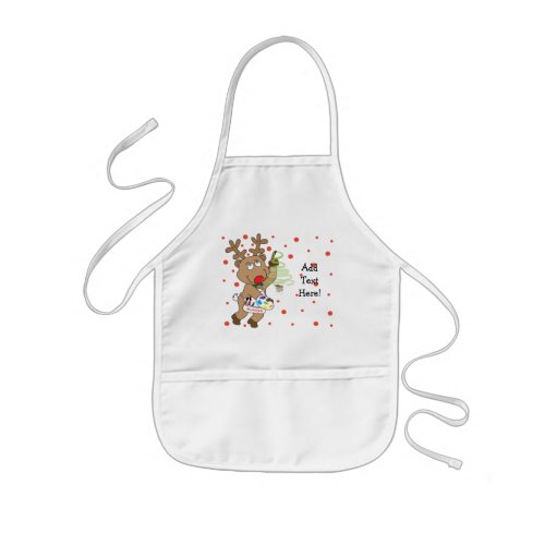 Christmas Apron for Kids Personalize