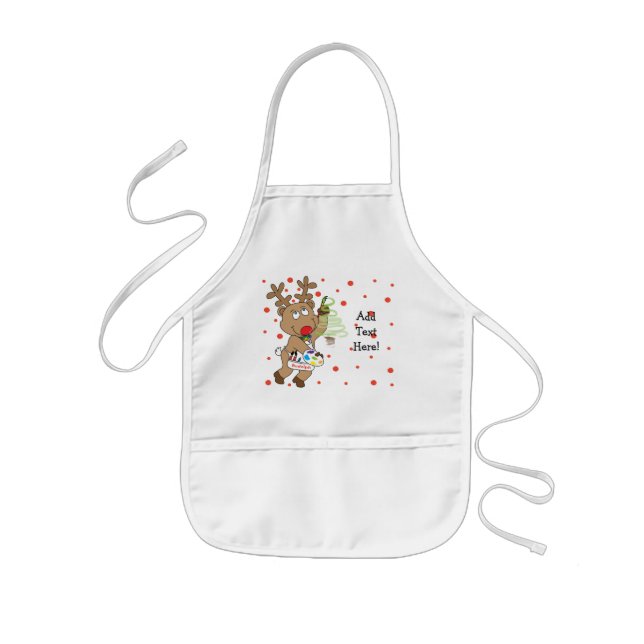 Christmas Apron for Kids Personalize (Front)