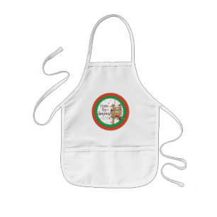 Christmas Apron Reindeer Says