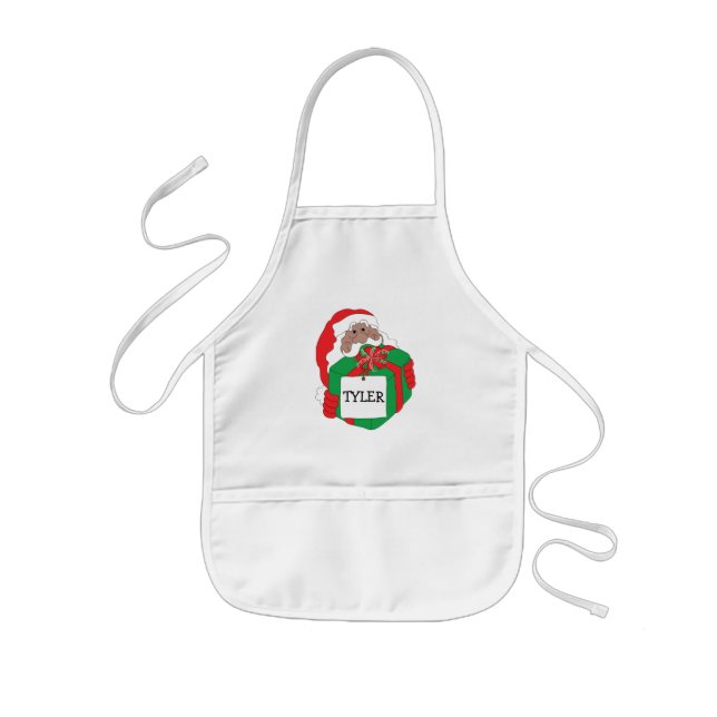 Christmas Apron "Santa of Color Presents" (Front)
