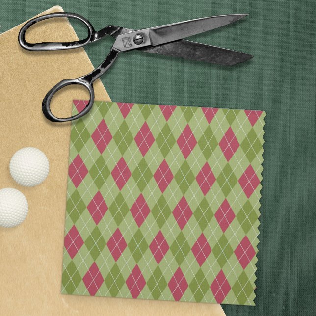 Christmas Argyle - Festive Red and Green Diamond Fabric (Creator Uploaded)