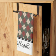 Christmas Argyle Personalized