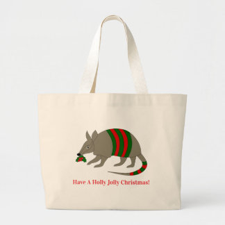 Christmas Armadillo Tote Bag