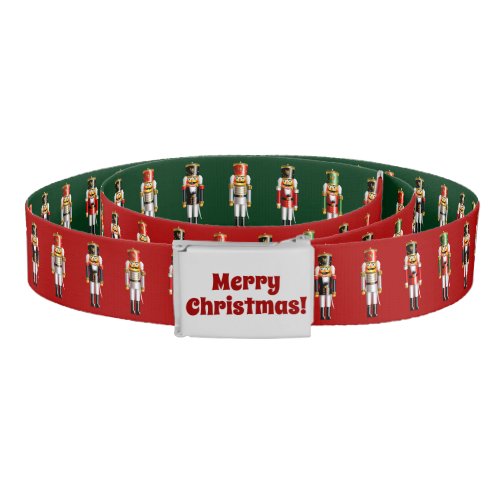 Christmas Army Of Nutcracker Toy Soldiers Belt