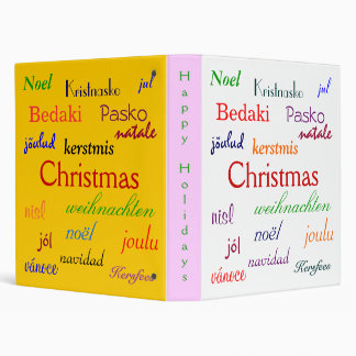Christmas Around The World In White And Gold II Binder