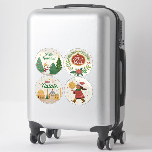 Christmas Around the World Sticker Set Celebrate