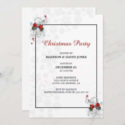 Christmas Arrangement Invitation