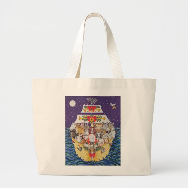 Christmas Arrival Large Tote Bag (Front)