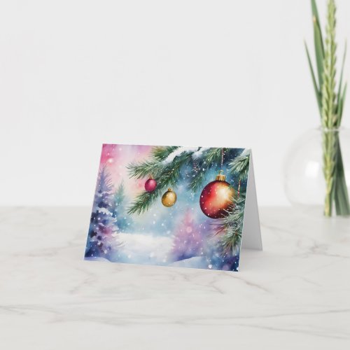 Christmas Art Background Card