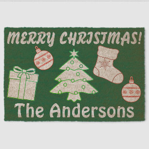 Christmas Art Coir Mat