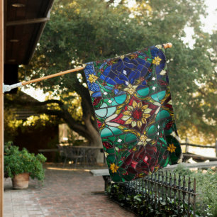 Christmas Art Design House Flag