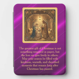Christmas Art Nouveau Nativity Scene Kindle Cover
