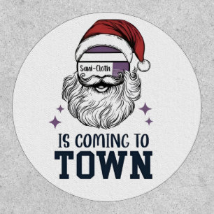 Christmas Assistant RN Nurse Santa Xmas Patch