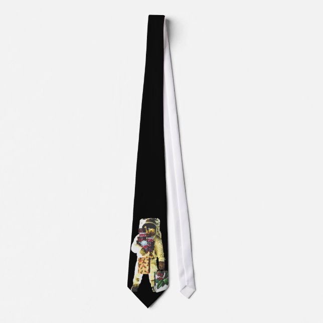 Christmas Astronauth Neck Tie (Front)
