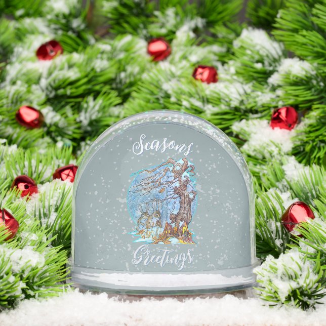 Christmas at Elf Hall  Snow Globe (Christmas)